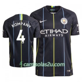 Camisolas de Futebol Manchester City Kompany 4 Equipamento Alternativa 2018/19 Manga Curta